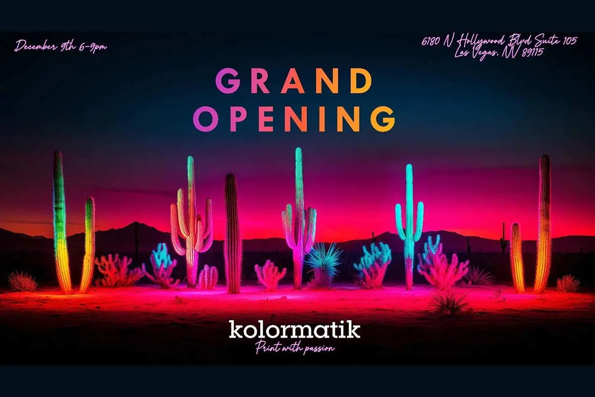 Kolormatik holds grand opening of "Desert Disco"