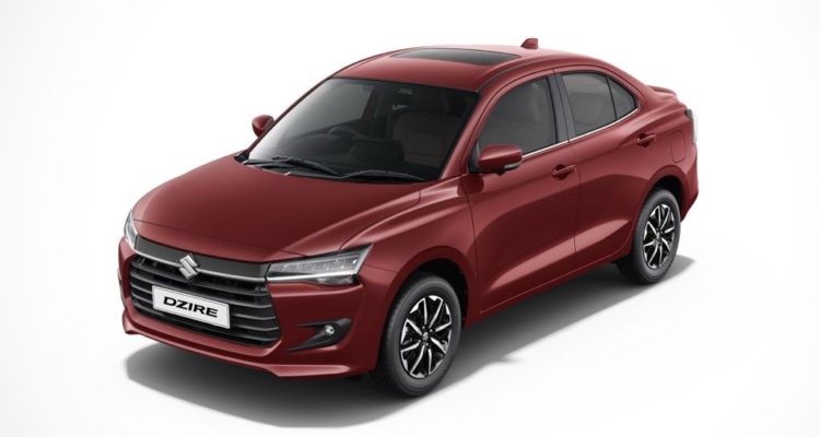 2025 Maruti Dzire Red