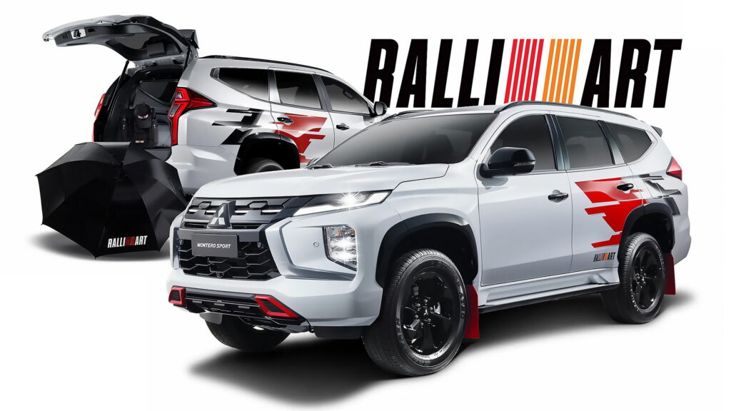  Mitsubishi Pajero Sport Black Series Ralliart Edition comes with “special” stickers and merchandise