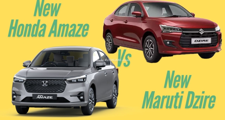 New Honda Amaze Vs Maruti Dzire