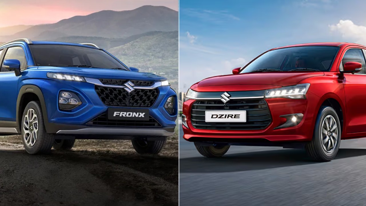 New Maruti Dzire Vs Maruti Fronx Specs Price Features Design Comparison