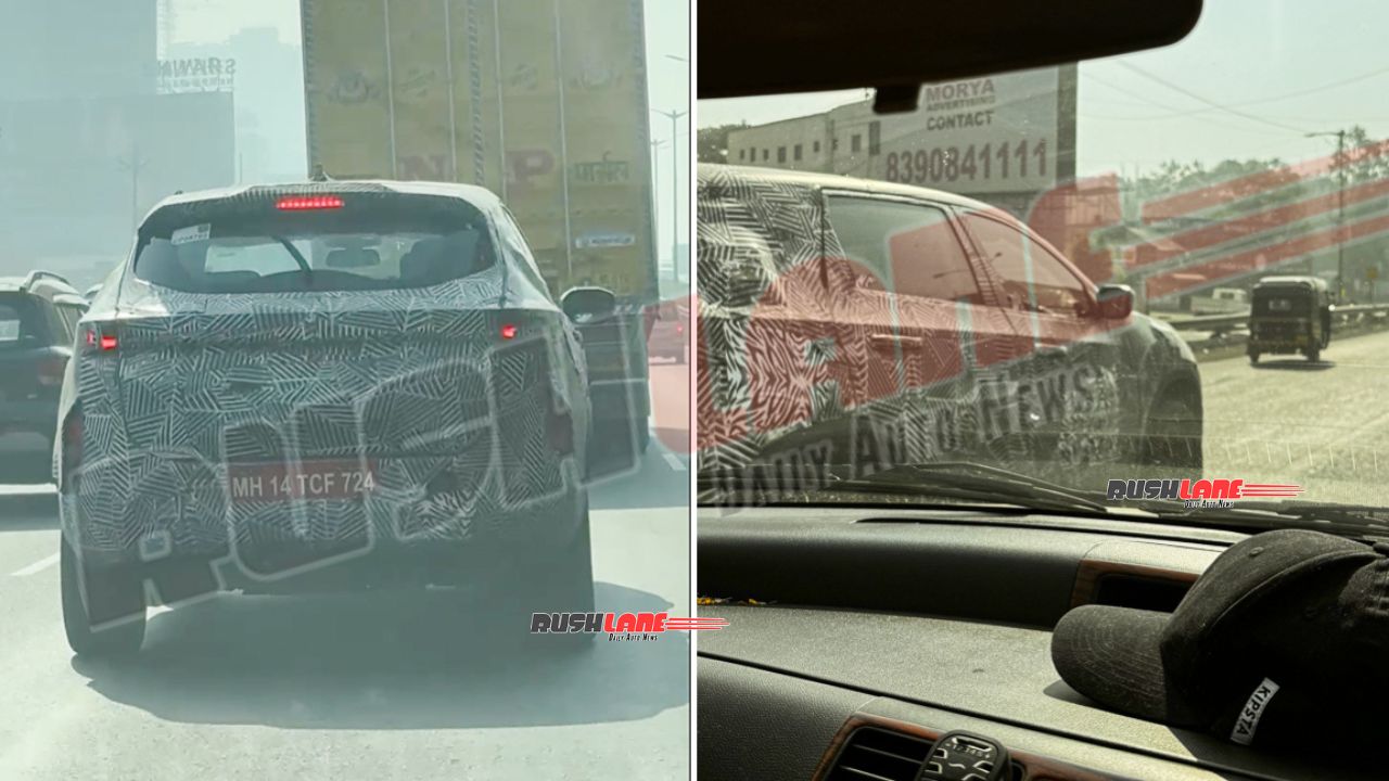 New Tata Harrier EV Spy Shots