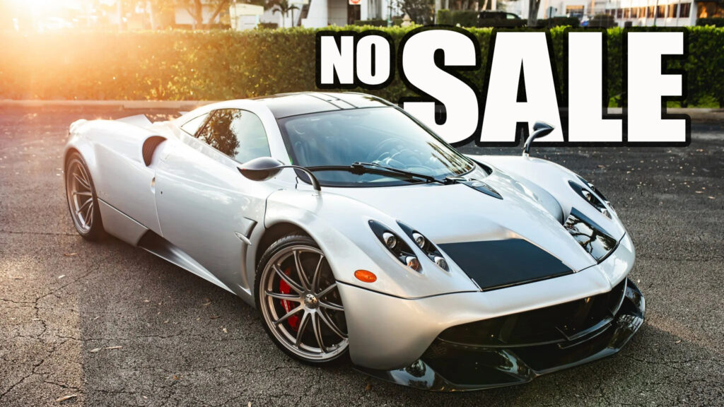  Pagani Huayra Tempesta fails to sell at auction despite bid of $2,275,000