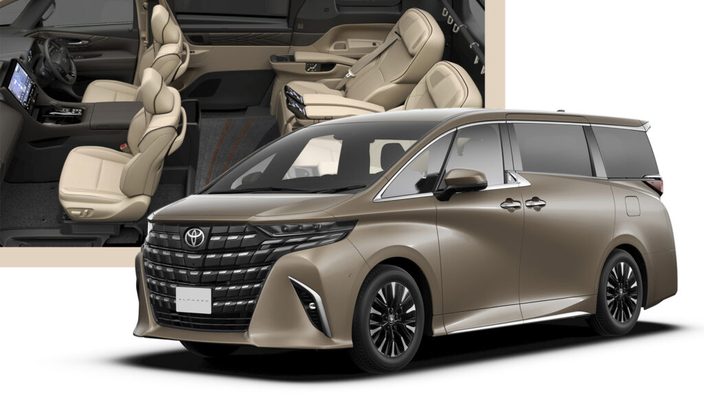 Toyota Alphard gets limousine-like lounge trim, PHEV option