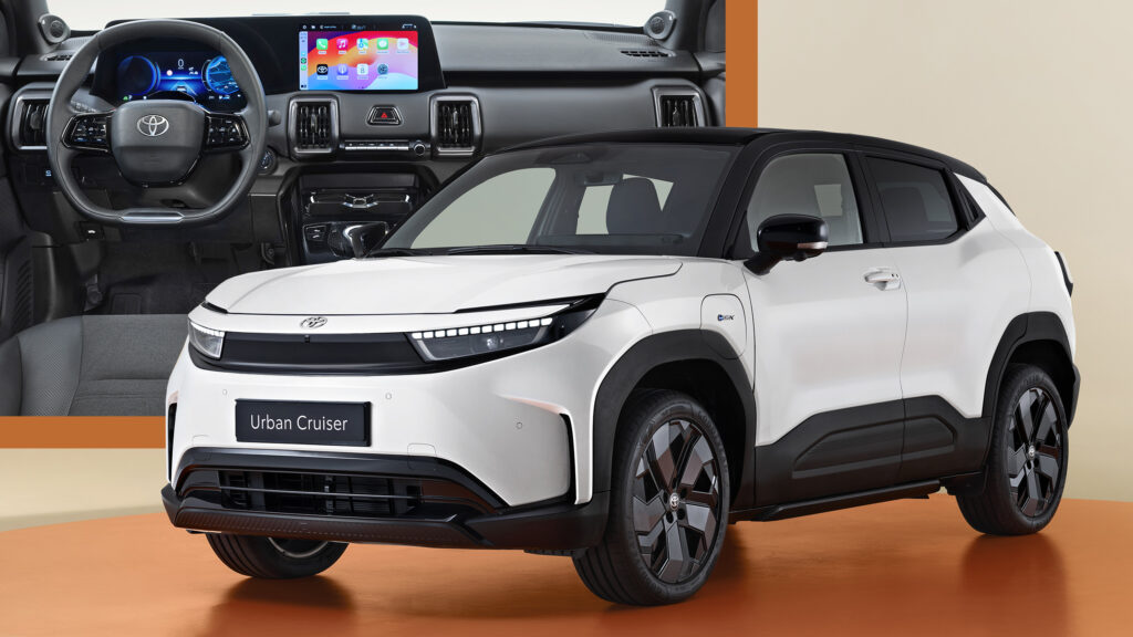  Toyota Urban Cruiser electric SUV is twin of Suzuki e-Vitara