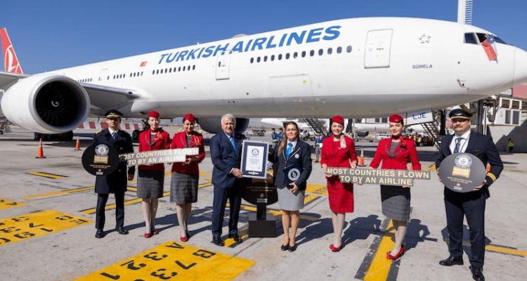 Turkish Airlines wins Guinness World Records title