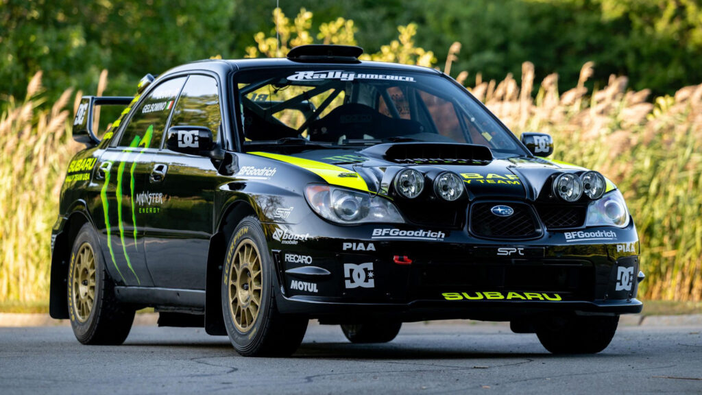 Want to own Ken Block's old Subaru WRX STI rally car?