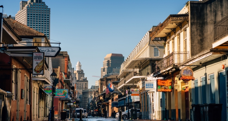 The French Quarter in New Orleans