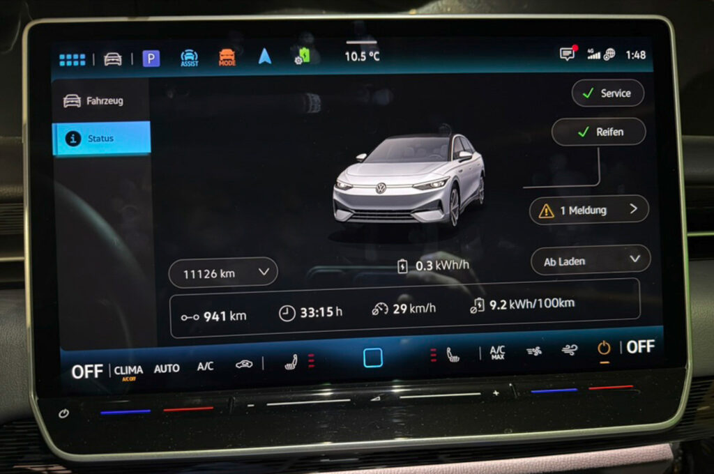  Are you talking about range anxiety? VW ID.7 can travel 585 miles on a single charge