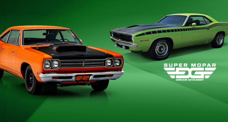 Win two classic Mopar dream machines