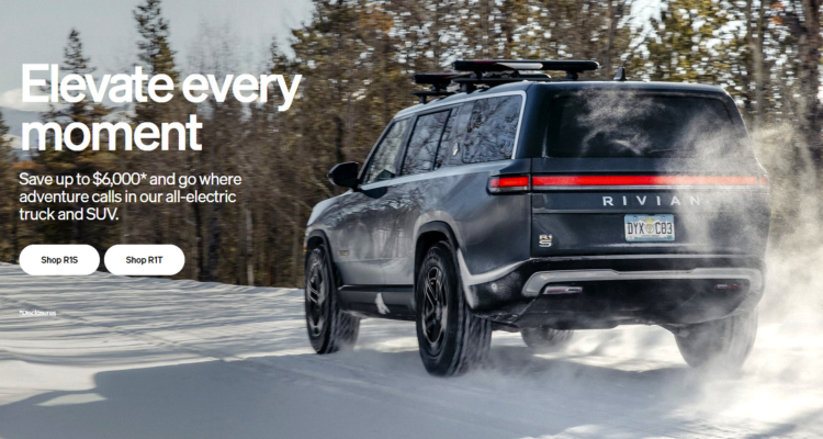 Rivian Offers Up To $6,000 Off If You Request A Trade-In Estimate