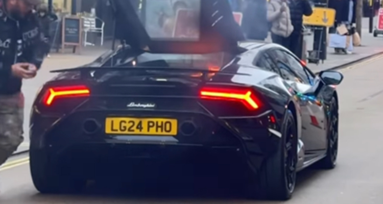 Lamborghini Huracan Saved From Flaming Inferno In Downtown London