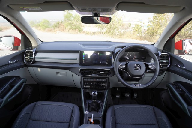 Skoda Kylaq cbain interior