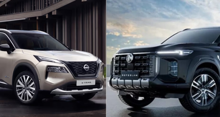 Nissan X trail Vs Mg Majestor Specs Features Design Comparison