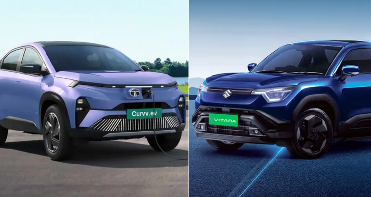 Maruti Suzuki Evitara Vs Tata Curvv Ev Specs Features Design Comparison