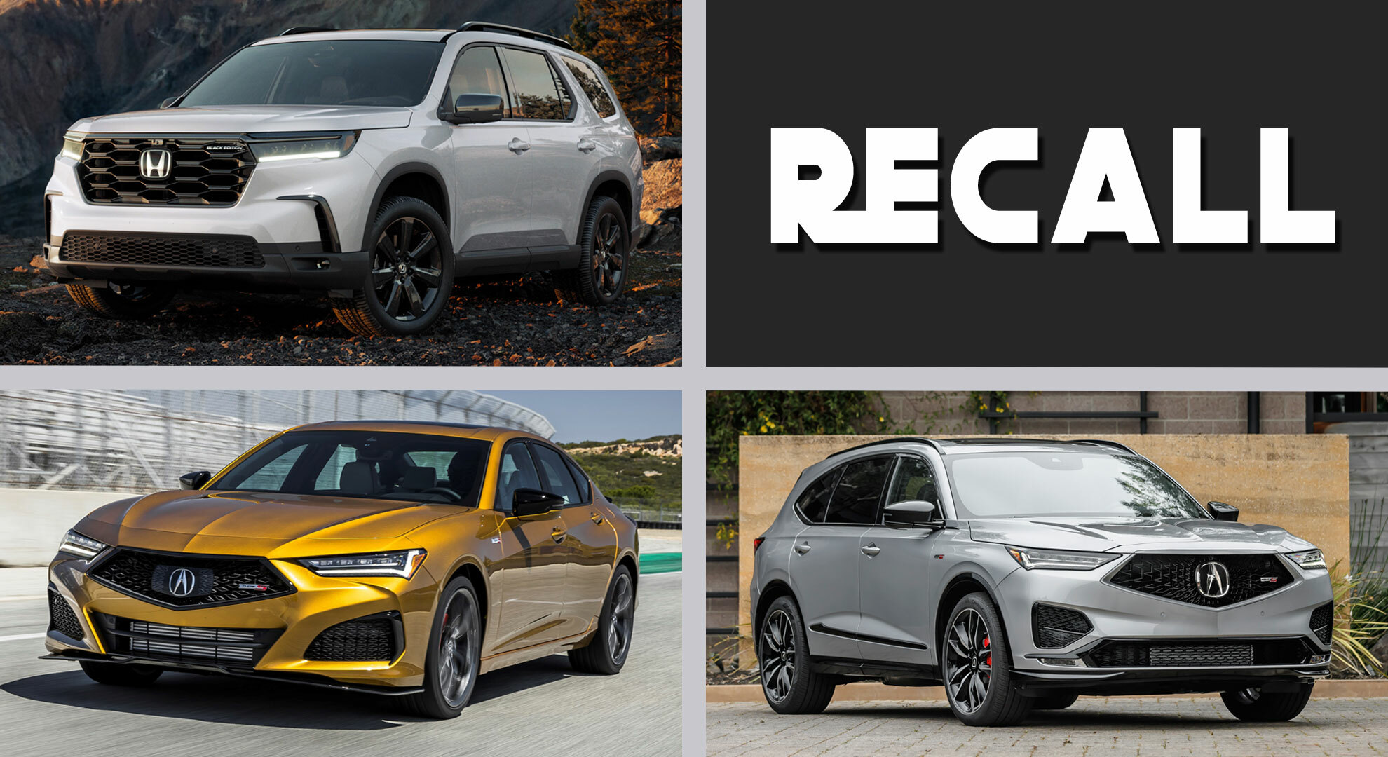 295,000 Honda And Acura Vehicles Recalled Over Stalling Engines