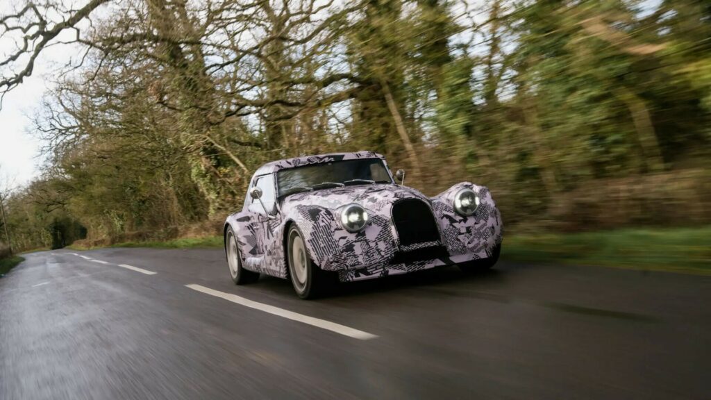  Morgan's new flagship store has three wiper and a BMW engine