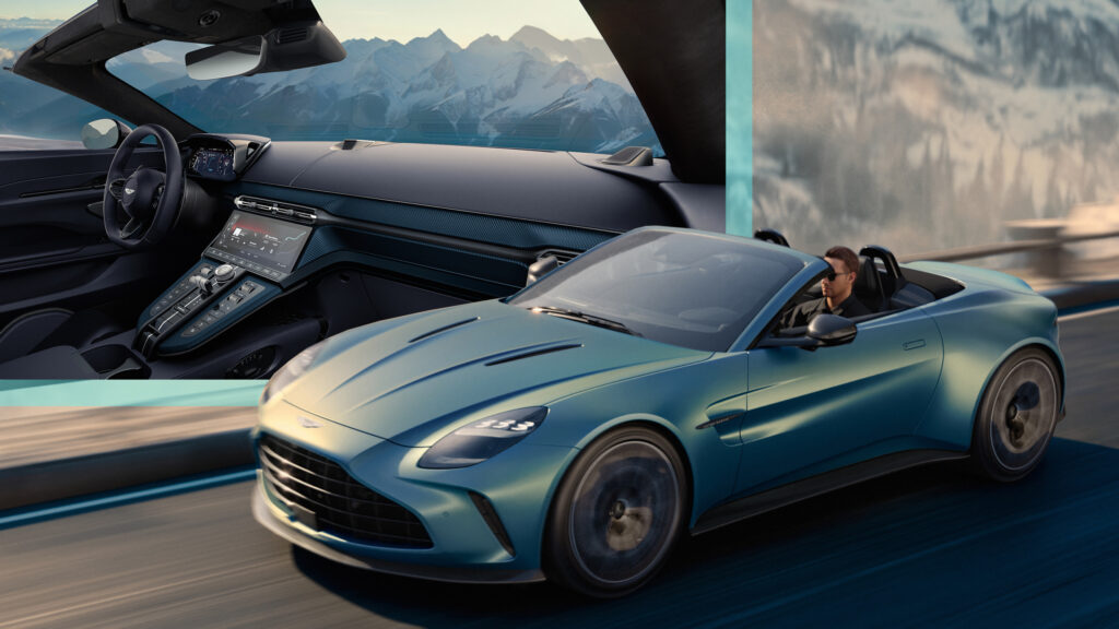  2025 Aston Martin Vantage drops top and keeps 656 horsepower