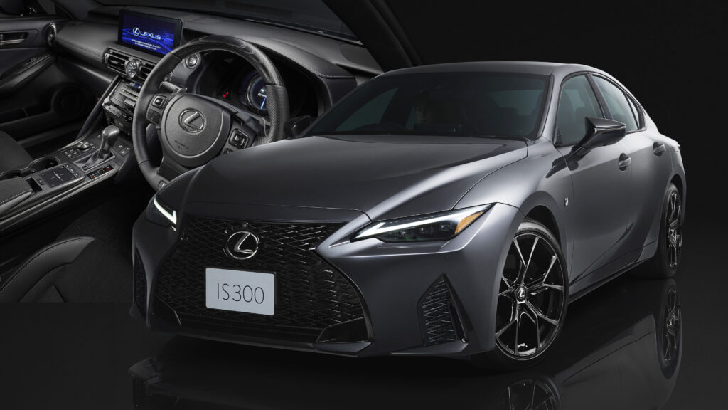 2025 Lexus IS300 gets F Sport Black IV special edition, but