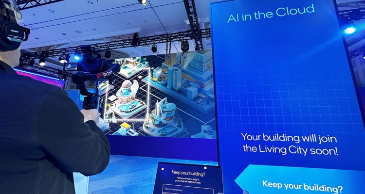 3 minutes in CES 2025's Intel technology display