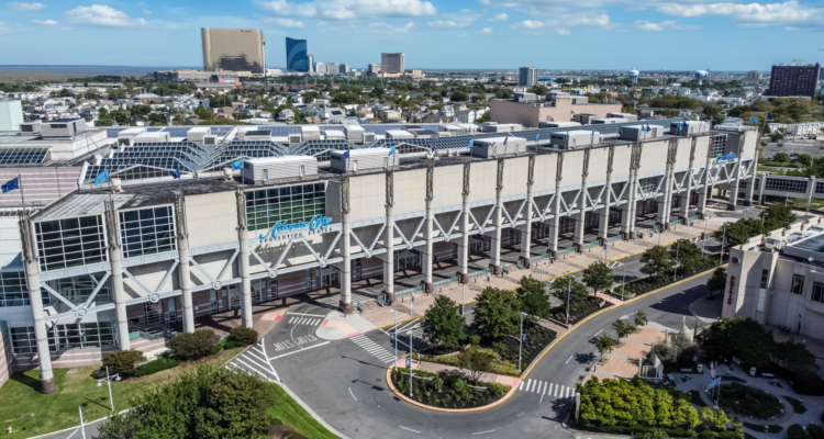 The exterior of the Atlantic City Convention Center.