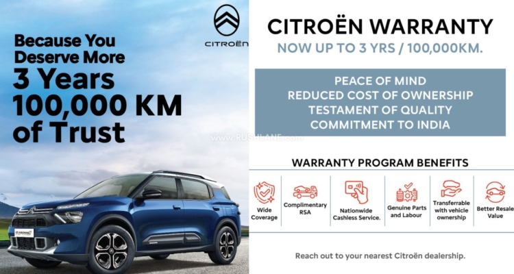 Citroen increases standard warranty coverage on all cars