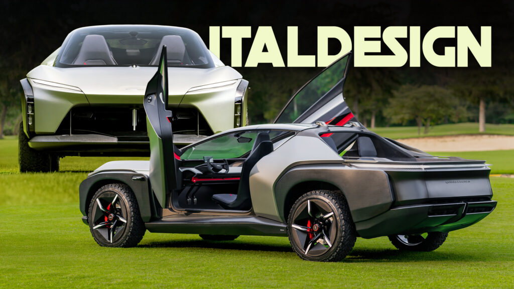  Italdesign's Quintessenza is a crazy pickup truck with more horsepower than the F1 Grid