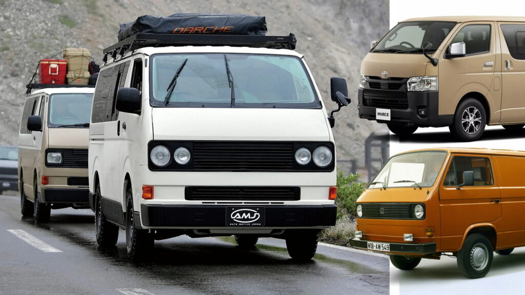  Vanace turns Toyota HIACE into a retro mass T3