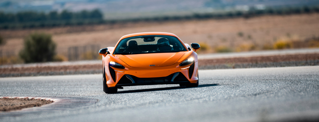 Front view of the McLaren Artura