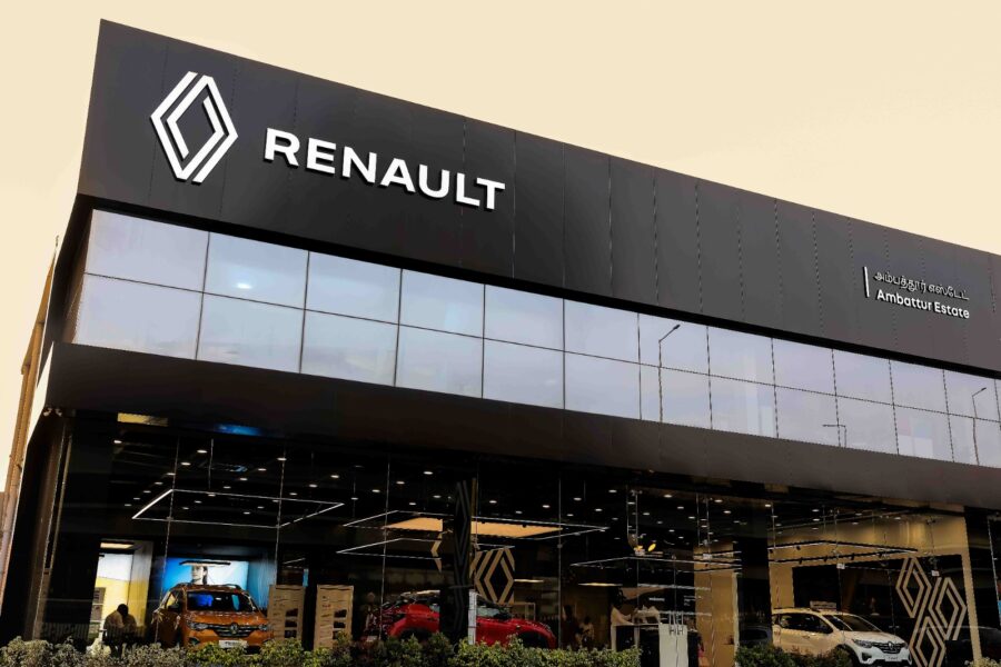 Renault India unveiled the first global standard dealer