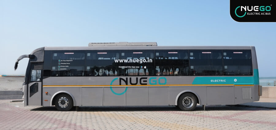 Nuego unveiled India's first electric AC sleeper bus