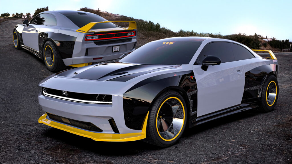 This is the first wide -body kit of the new Dodge charger