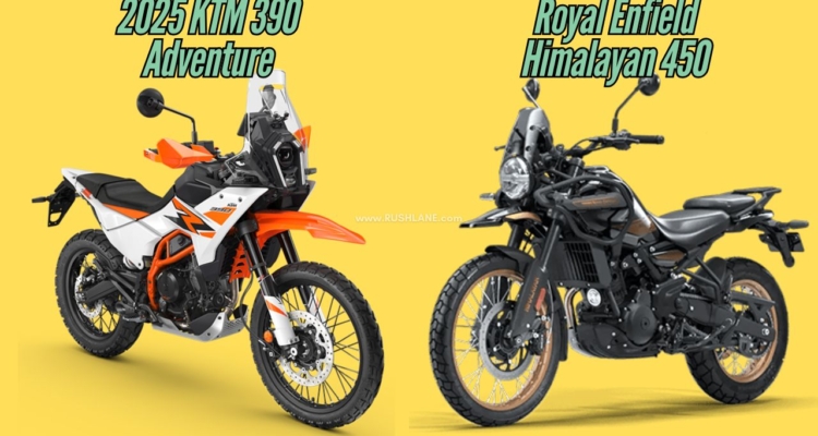 2025 KTM 390 Adventure Vs Royal Enfield Himalayan 450