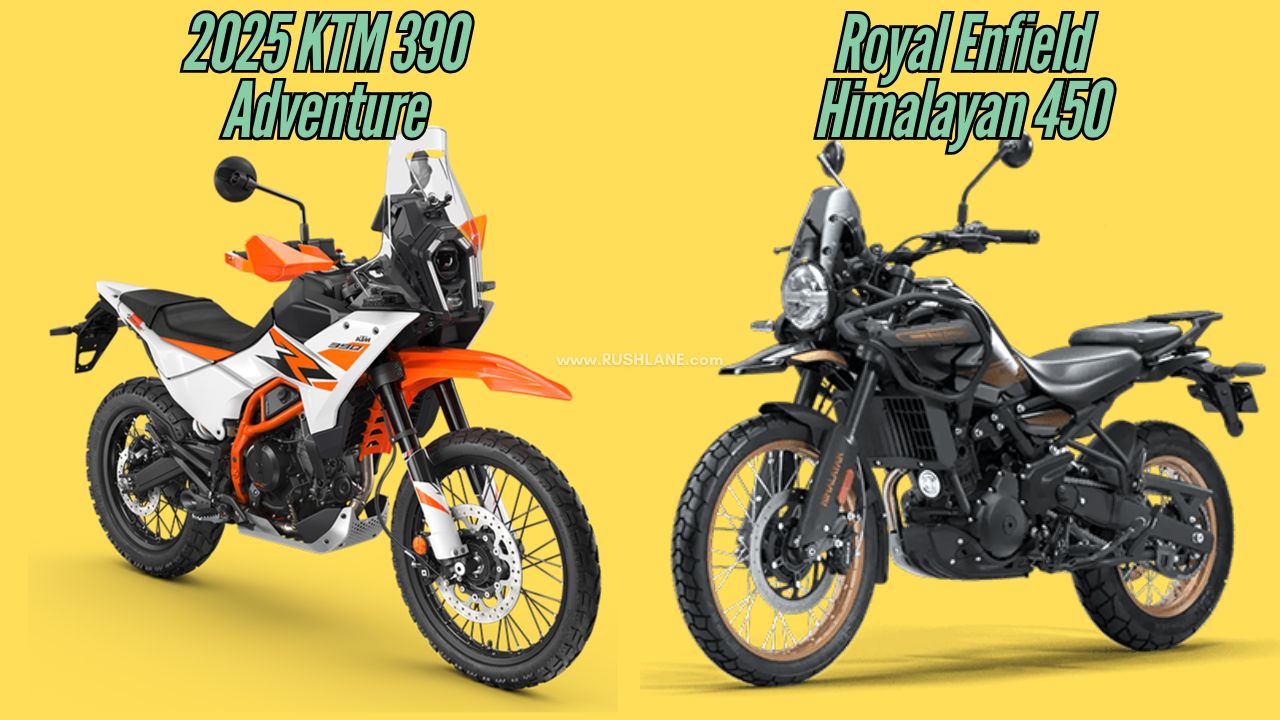 2025 KTM 390 Adventure Vs Royal Enfield Himalayan 450